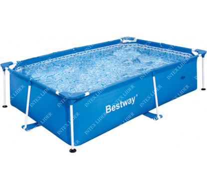 56041 Каркасный бассейн прямоугольный BestWay, 239х150х58см