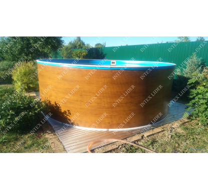 30513D Морозоустойчивый Бассейн Лагуна 305х125 см под дерево
